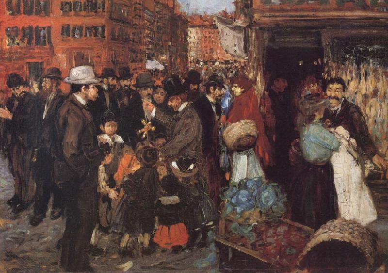 Luks, George Hester Street oil painting picture